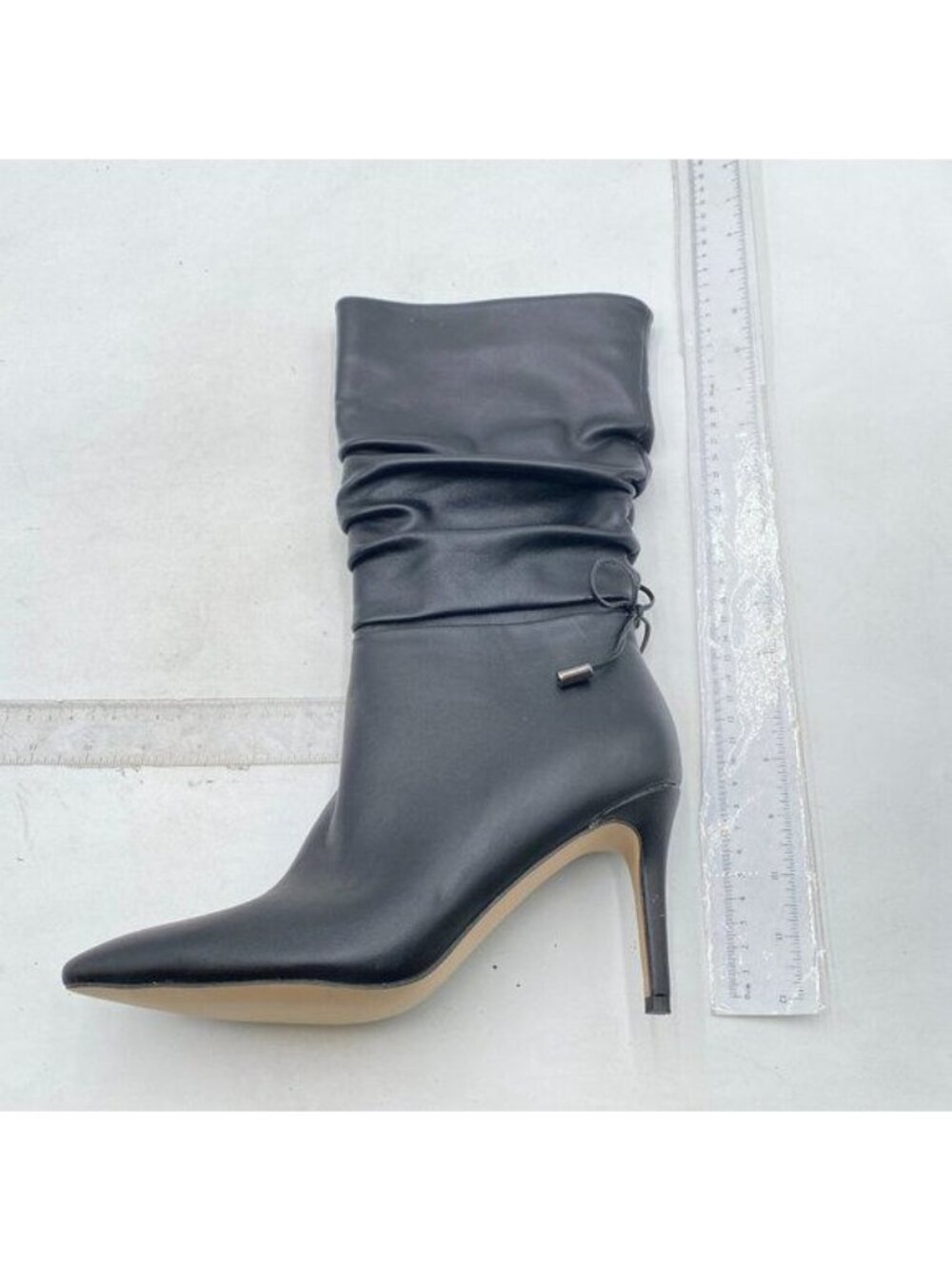 Womens Stiletto High Heel Pointed Toe Ankle Boots Short Bootie Black ,Party Boot